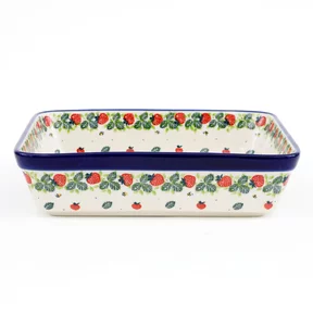 Naczynie do zapiekania 405 29/23 cm <br> 2709X Truskawki